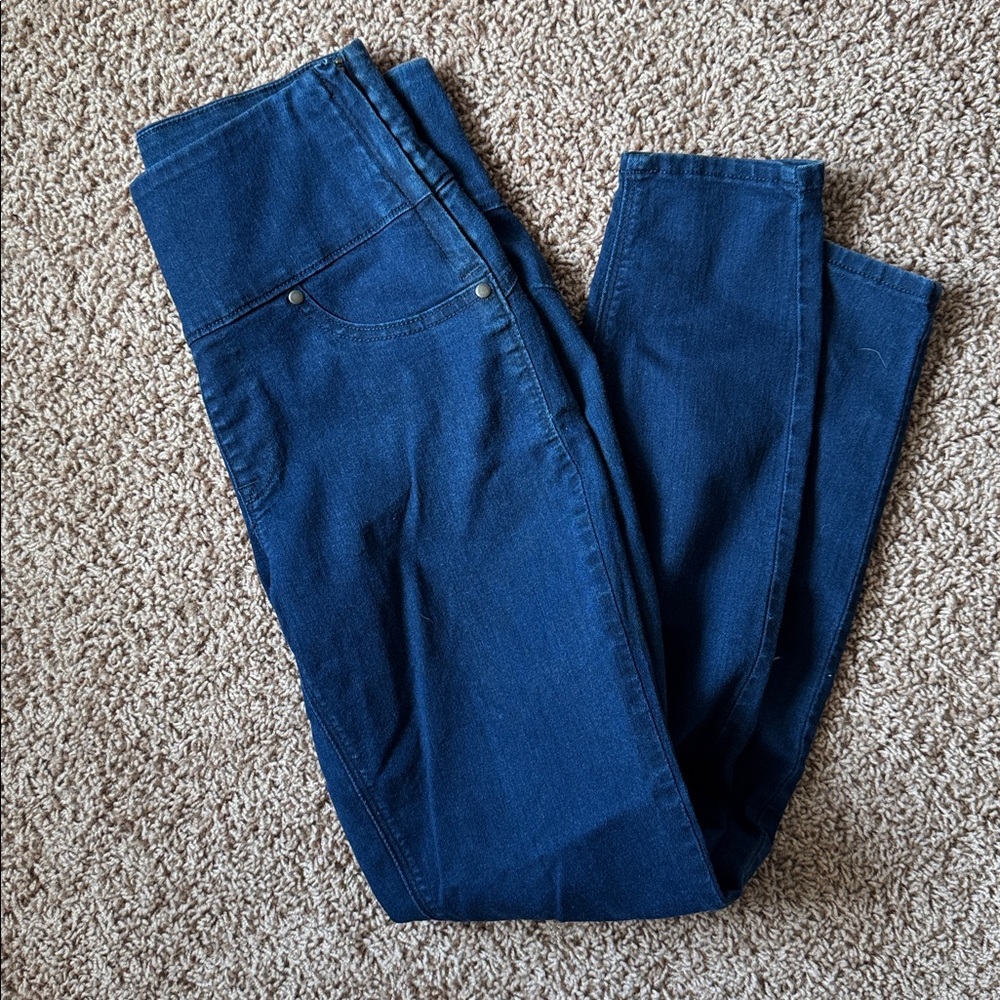 SPANX Dark Blue Denim Jeggings
